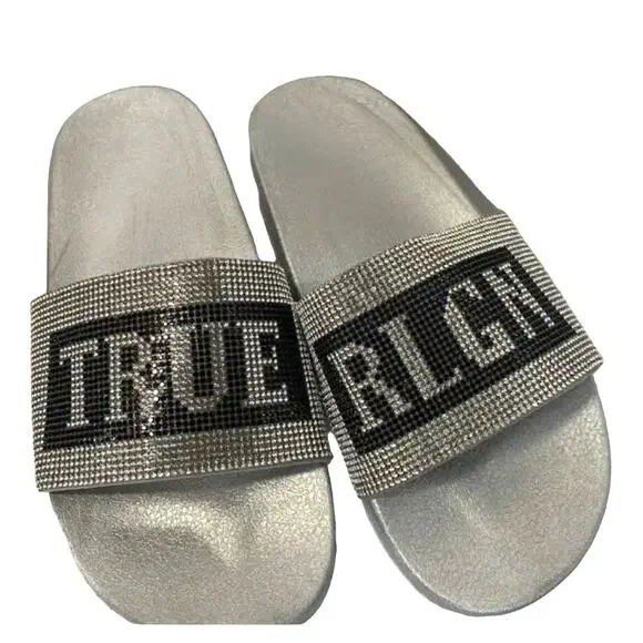 Poshmark True Religion Rhinestone Slides True Religion Shoes True